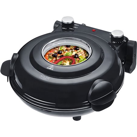 Electric Pizza Oven Adler AD 6314 1200 W 40 cm Black