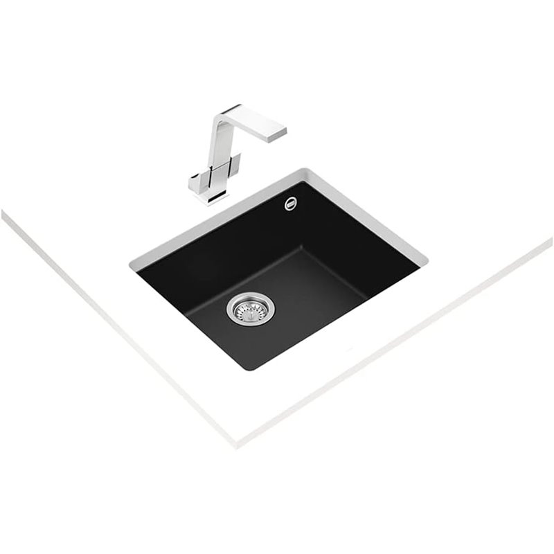 Teka Sink 115230020 Tegranite Square 50.40 60 Cm Black