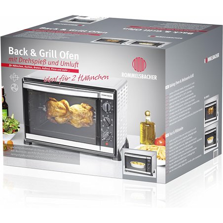 Rommelsbacher BG 1805/E 1800 W 42 L Black Toaster Oven