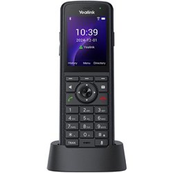 Téléphone portable Wi-Fi Yealink AX86R 2,4 pouces TFT Bluetooth double bande Wi-Fi 6 Noir