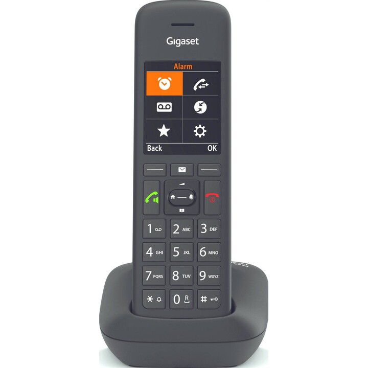 GIGASET C575HX Negro 5,8 cm Pantalla a color TFT de 2,2 pulgadas Agenda telefónica manos libres Voz HD para estaciones base DECT