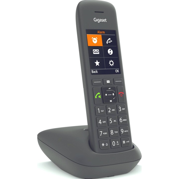 GIGASET C575HX Preto Telefone com ecrã TFT colorido 2.2 polegadas Mãos Livres HD Voz para bases DECT e Roteadores