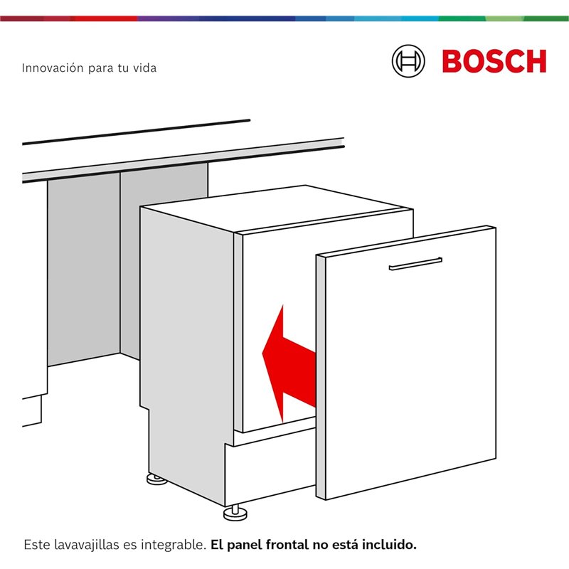 Bosch Serie 2 SPI2HKS42E lave-vaisselle Semi-intégré 10 couverts E