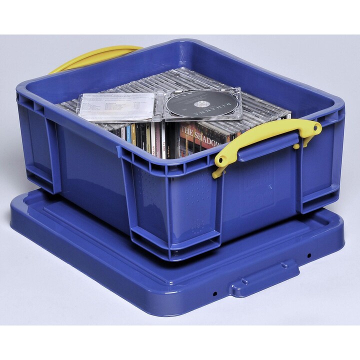 Boîte de rangement Really Useful Box 18,0 l - 48,0 x 39,0 x 20,0 cm bleu