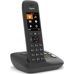GIGASET C575A Noir Analogique (DECT) Répondeur Écran couleur TFT Mains libres Répertoire d'adresses pour 200 entrées Réveil