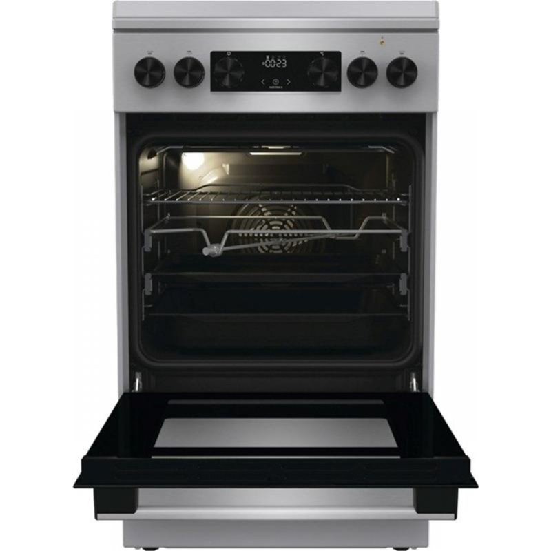 Cocina Gorenje GKS5C71XF Independiente 4 Zonas de Gas + 1 Horno Eléctrico Plata