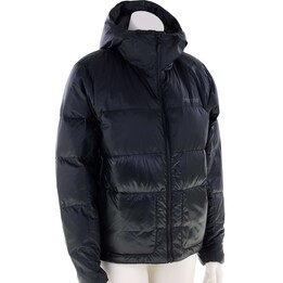 Giacca con cappuccio e guide in piuma da donna-nero-m MARMOT