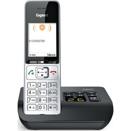 GIGASET COMFORT 500A plata / negro 5,8 cm 2,2 pulgadas TFT pantalla a color contestador automático manos libres agenda telefónic