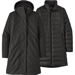Parka 3 en 1 Patagonia Tres para mujer - negra