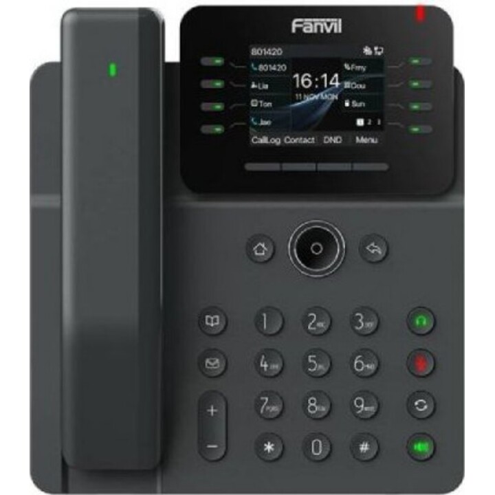 Fanvil V62 Pro, téléphone IP double Gigabit PoE de milieu de gamme, port USB SIP POE Gigabit