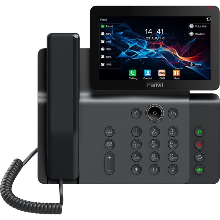 Fanvil V66, teléfono IP premium / SIP / POE / Gigabit / puerto USB / Bluetooth / Wi-Fi