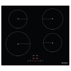 Pyramis PHI62430FMB Rahmenloser Touch Induktion Kochfeld 4 Zonen Schwarz