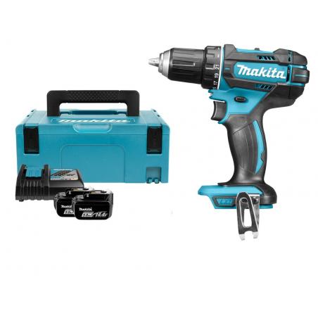 Makita DDF482RTJ destornillador eléctrico y llave de impacto 1900 RPM Negro, Azul