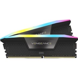 Memoria RAM Corsair Vengeance RGB DDR5 6400MHz 64GB 2x32GB CL32 Negra