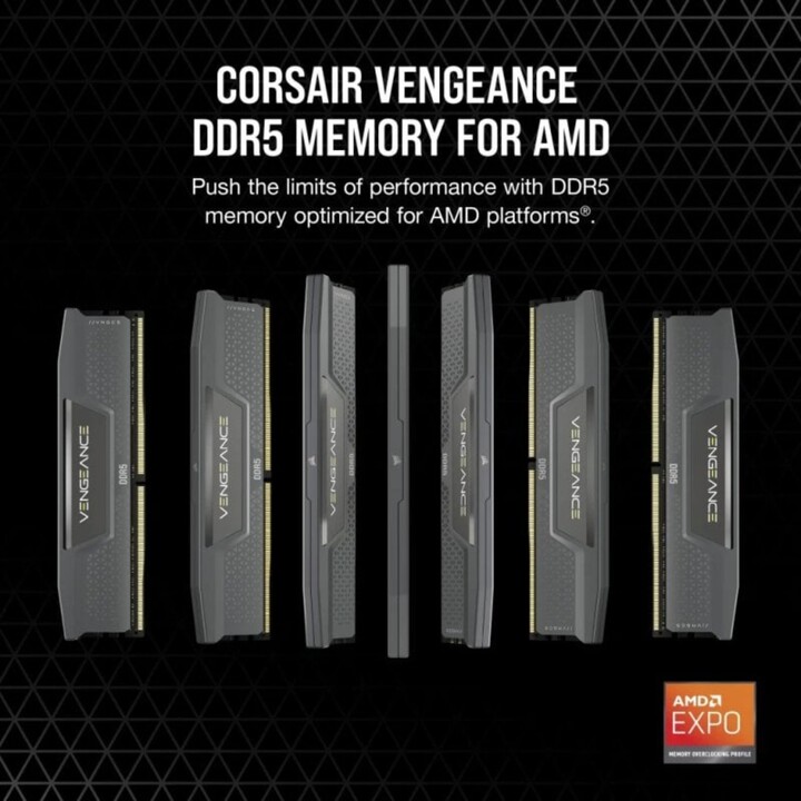 Corsair Vengeance Cmk32gx5m2b6000z30 Memory Module 32 Gb 2 x 16GB Ddr5 6000 Mhz