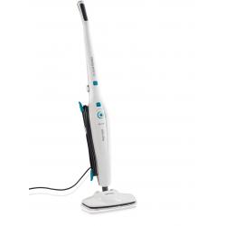 LEIFHEIT CleanTenso Escoba limpiadora a vapor 0,55 L 1200 W Azul, Blanco