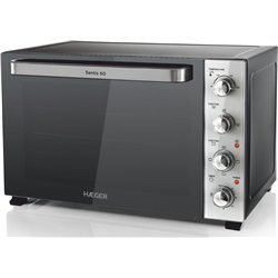 Haeger Ofen OV608039a Santis 60 2000w 60 l schwarzes Silber