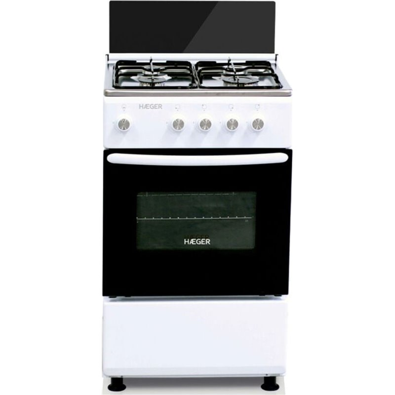 Haeger GC-SW5.005d Cuiseur indépendant 4 zones + four blanc noir