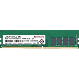 MEMORY TRANSCEND DIMM DDR4 8GB 2666MHZ CL19 1R * 8 1G * 8