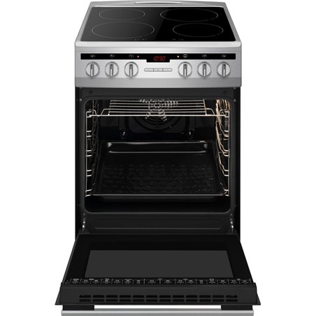 Cocina eléctrica Amica 57IE3.323HTaD(Xv) independiente Plata Negro