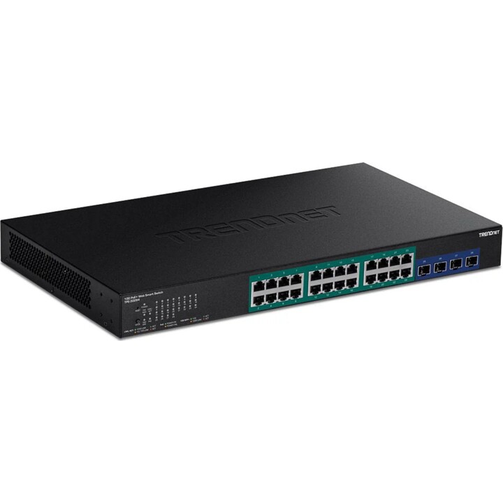 TRENDnet TPE-30284 24-Port / RJ-45 Gigabit 10/100/1000 / PoE / SFP Managed Switch