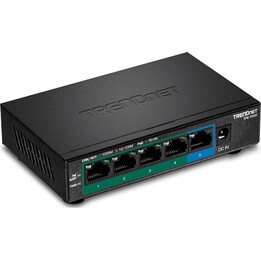 TRENDnet TPE-TG52 5-Port/ RJ-45 Gigabit 10/100/1000 PoE Switch
