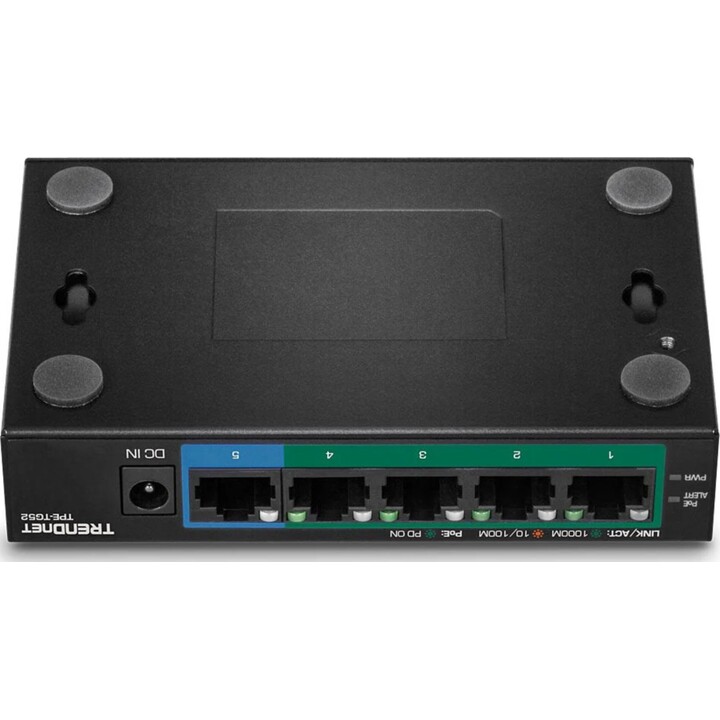 Conmutador Trendnet Tpe-Tg52 5 Puertos RJ-45 Gigabit (10/100/1000) Poe
