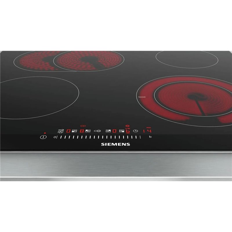 Siemens et675fnp1e hob cerâmico integrado 60,2 cm 4 zonas pretas