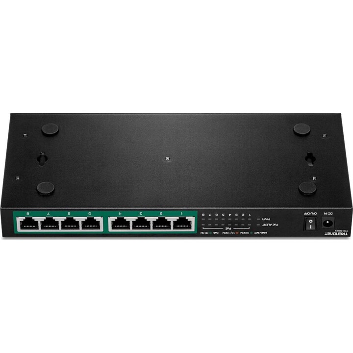 Conmutador Trendnet Tpe-Tg83 8 Puertos RJ-45 Gigabit (10/100/1000) Poe