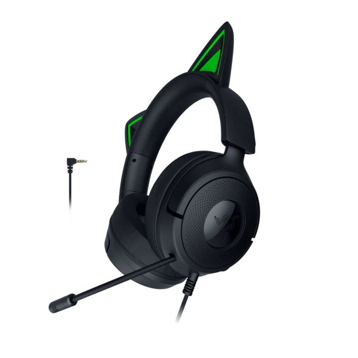 Fones de ouvido Razer Kraken Kitty V3 X pretos (rz04-05350200-r3m1)