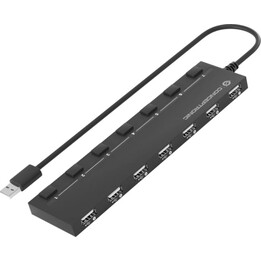 HUB CONCEPTRONIC USB 2.0 7 P COM INTER. E ALIMENTAR