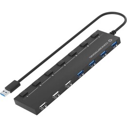 Hub Conceptronic Usb 2.0-3.0 7 P Mit Inter. Und Essen