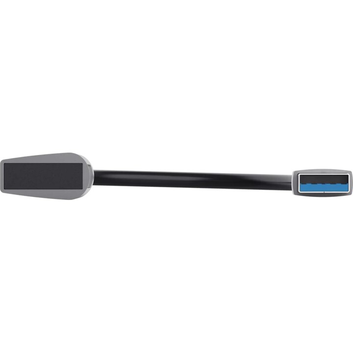 Concentrador Trust Halyx USB 3.2 Gen 1 (3.1 Gen 1) Type-A 5 Mbit/s Negro, Gris