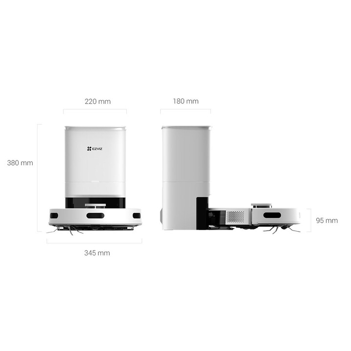 Aspirador de pó robô EZVIZ RE5 PLUS (CS-RE5P-TWT2) Branco
