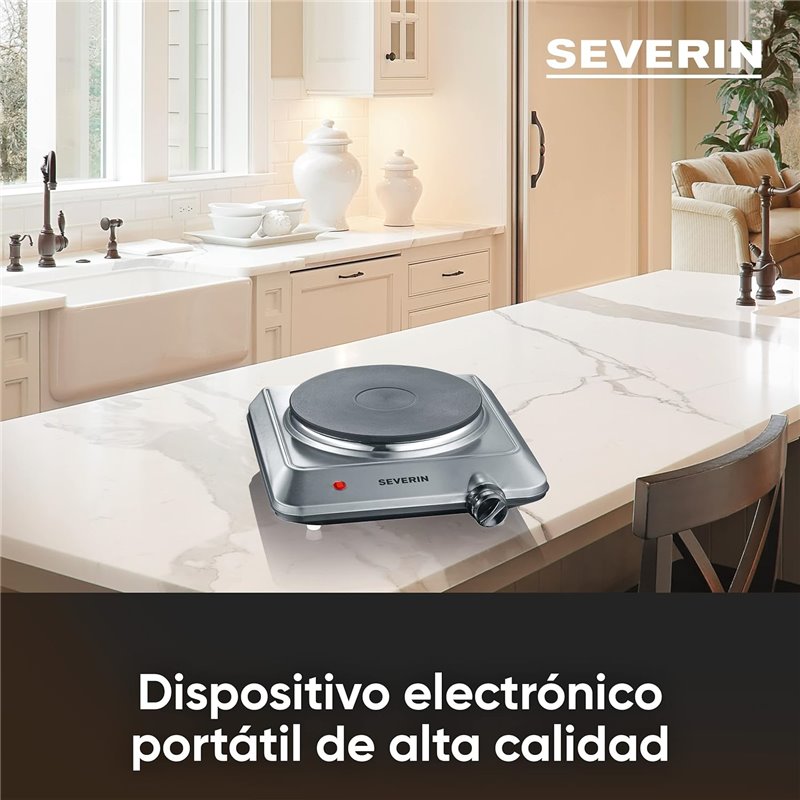 Severin KP 1092 1500W 1 Zone Grau Elektrische Tragbare Hot Plate