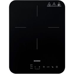 Placa de inducción Severin KP 1032 2000W 1 Zona Negro
