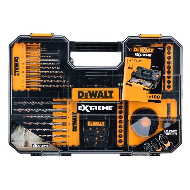 DeWALT DT70620T-QZ guía de broca para taladro, negro/transparente/amarillo