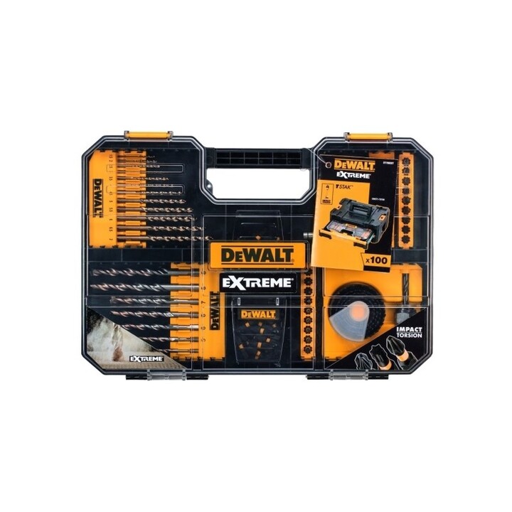 DeWALT DT70620T-QZ guía de broca para taladro, negro/transparente/amarillo