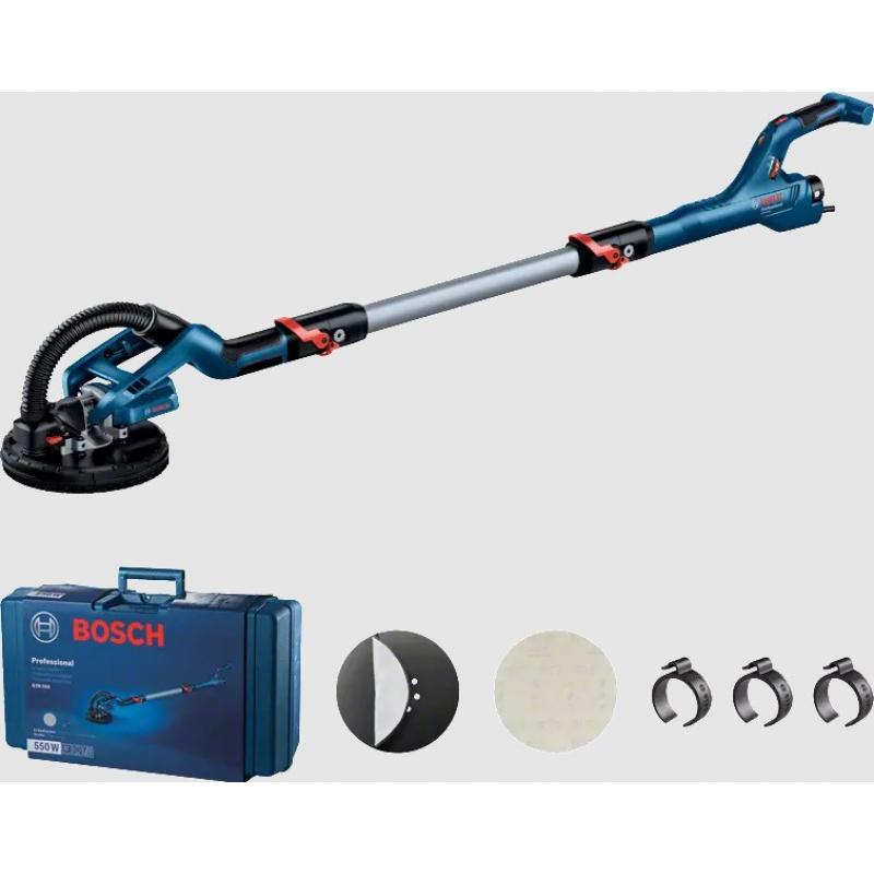 Bosch 500 Series GTR 550 Lijadora para paneles de pladur 910 RPM Negro, Azul, Blanco 500 W