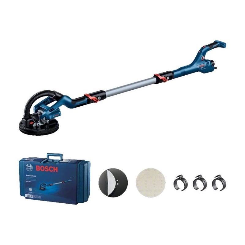 Bosch 500 Series GTR 550 Lijadora para paneles de pladur 910 RPM Negro, Azul, Blanco 500 W