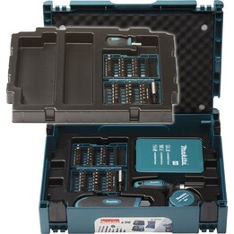 Makita B-49725, Nut Driver and Bit Set 96-Pieces, High Performance Special Steel, Teal/Silver