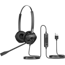FANVIL Ht302-U Kopfhörer mit zwei USB-Anschlüssen und Enc