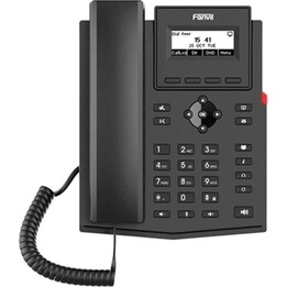 Téléphone fixe noir Fanvil X301P
