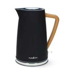 Chaleira elétrica Nedis KAWK510EBK 1,7 L 2200 W Preta