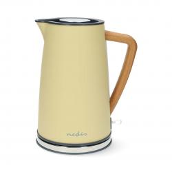 Nedis KAWK510EYW tetera eléctrica 1,7 L 2200 W Amarillo
