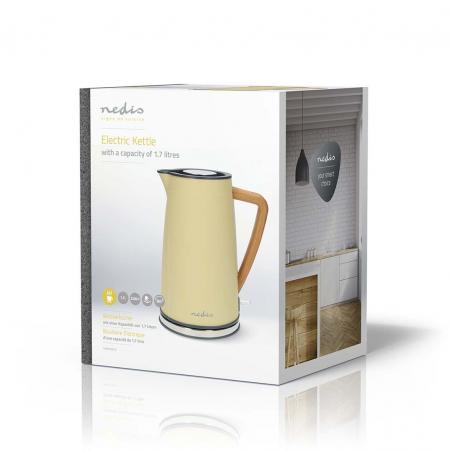 Nedis KAWK510EYW tetera eléctrica 1,7 L 2200 W Amarillo