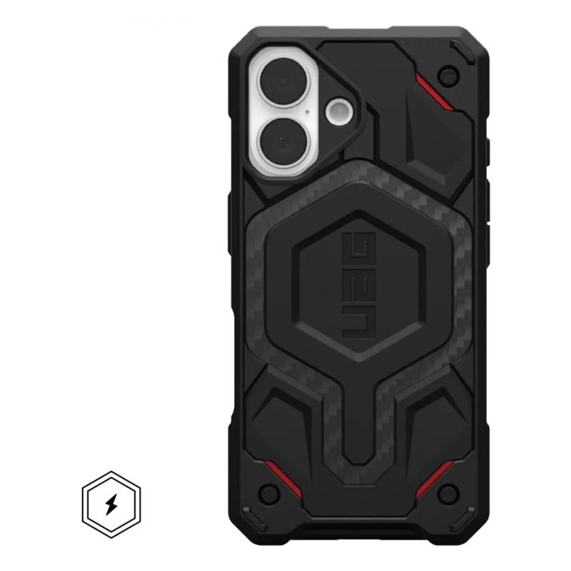 Urban Armor Gear Monarch Pro kevlar funda para teléfono móvil 15,5 cm (6.1") Negro