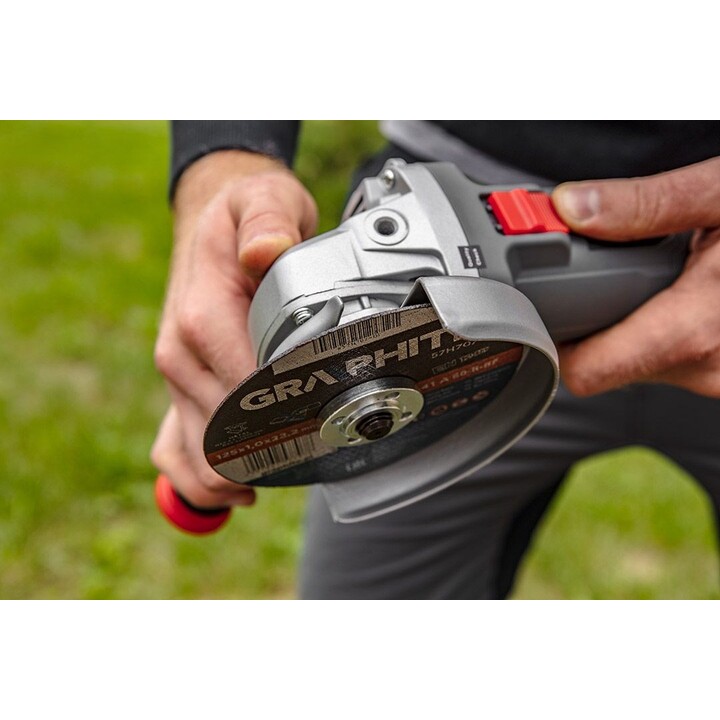 GRAPHITE 59G188 angle grinder 1600W 125 mm black
