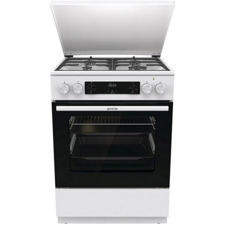 Gorenje GKS6C71WF Cocina independiente con horno Biały