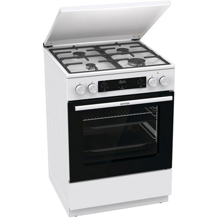 Cucina Gorenje GKS6C71WF a libera installazione con forno Biały Blanco